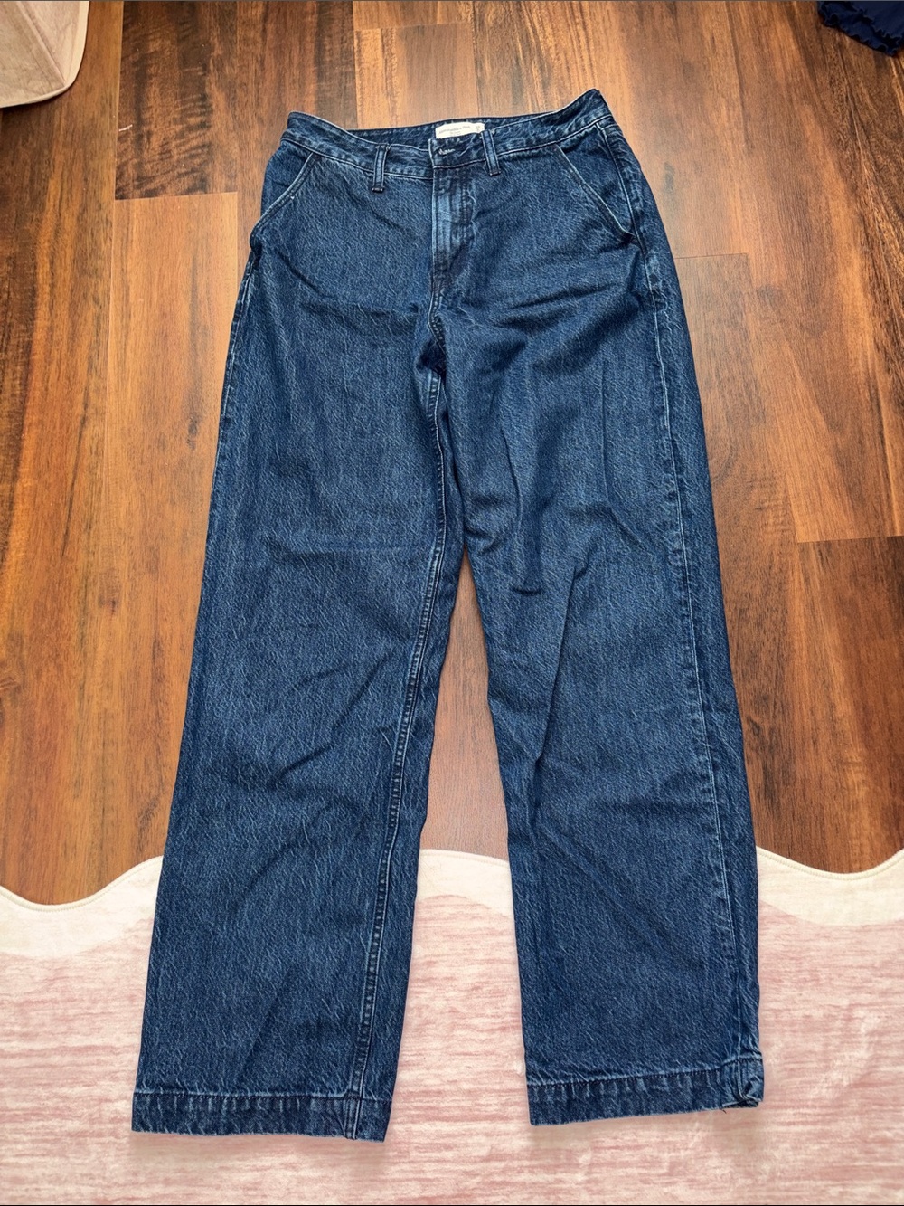 Classic Women’s Dark Blue Straight-Leg Jeans